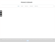 Tablet Screenshot of francodenari.it